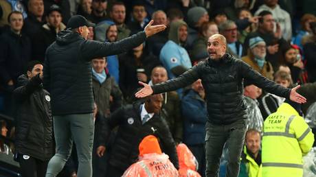 5dbdc65785f5405caf20d8c2 'Pure sh*thousery': Watch Pep Guardiola hilariously troll Southampton over 'time-wasting tactics' as Man City snatch comeback win