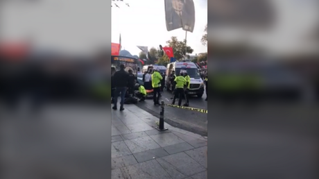 5dbfca2185f54010b03a6473 13 injured after driver PLOWS bus into crowd & then attempts to flee with KNIFE in Istanbul (VIDEO)