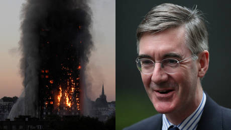 ‘Absolute ghoul’: Rees-Mogg slammed online after suggesting Grenfell residents lacked ‘common sense’ during fire