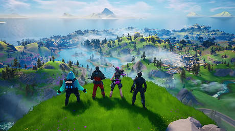 A still image from Fortnite Chapter 2 launch trailer © YouTube / Fortnite