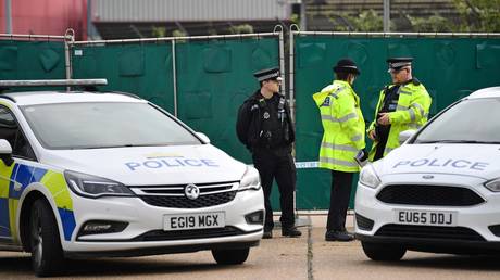 15 migrants found inside packed truck in Britain as police arrest trafficking suspect