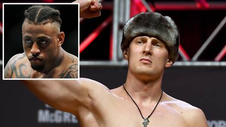 UFC Moscow: Watch Alexander Volkov and Greg Hardy work out ahead of titanic heavyweight clash in Russia (VIDEO)