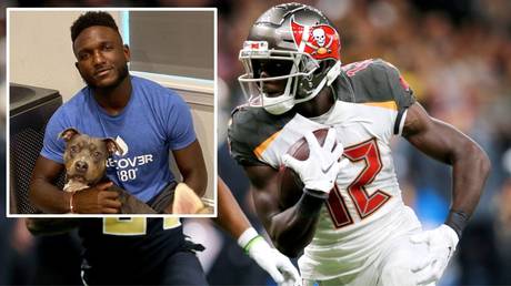 How NFL wide receiver Chris Godwin is helping save dogs... by catching passes