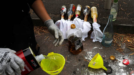 Police accuse Hong Kong ‘rioters’ of turning university into ‘weapons factory’ as academic institutions cancel classes en masse