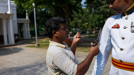 Stolen valor? Outrage after marshals in India’s upper house debut new military-inspired uniforms