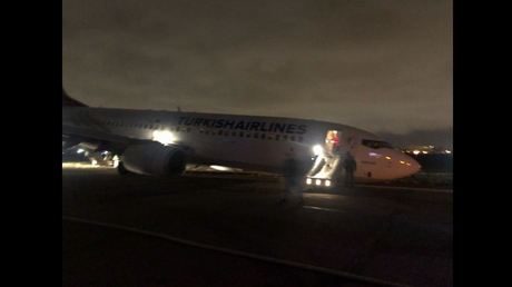 Boeing 737 skids off runway & lands NOSE-DOWN at Odessa airport, passengers evacuated (VIDEO)