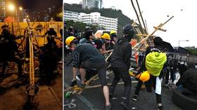 Catapulting Hong Kong into democracy? Media glorifies ANARCHY & ‘novel, defensive’ anti-police weapons of protesters