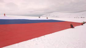 Putin’s bikers invade Antarctica, occupy abandoned base… all just to unfurl a GIANT Russian flag