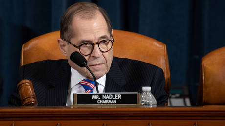 FILE PHOTO: Rep. Jerry Nadler speaks during a House Judiciary Committee hearing © Reuters / Saul Loeb