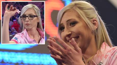 Queen of the oche: Fallon Sherrock makes history with first female win at PDC World Darts Championships