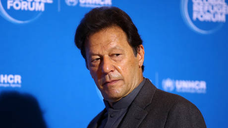 Imran Khan at the United Nations in Geneva. ©REUTERS / Denis Balibouse