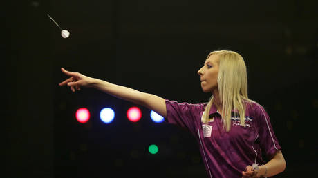 British sensation Fallon Sherrock defeats another man at PDC World Darts Championships