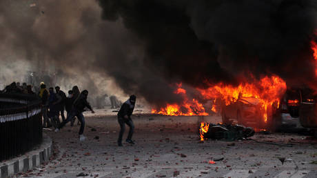 FILE PHOTO: Protest against the new citizenship law, in Lucknow, India, December 19, 2019.