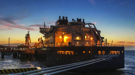Russia's Vladimir Rusanov LNG tanker ship