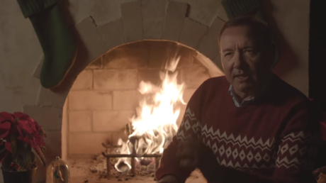 A screenshot from Kevin Spacey's video message © YouTube / Kevin Spacey