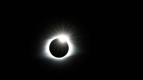 File photo of the August 2017 annular solar eclipse as seen from Tennessee, US