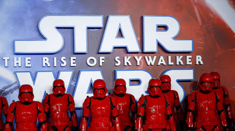 Imperial stormtroopers at the premiere of "Star Wars: The Rise of Skywalker" in London, UK, December 18, 2019.