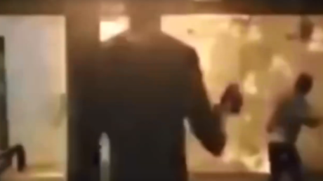 WATCH: Moment MOLOTOV COCKTAILS fly & set ablaze office of Brazilian comedy group behind Netflix’s ‘GAY JESUS’