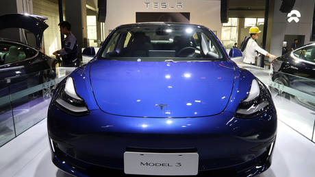 China-made Tesla Model 3 electric vehicle