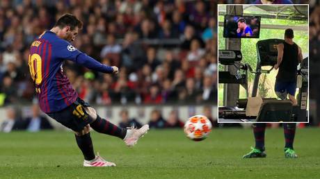 &lsquo;Greatness watching greatness&rsquo;: Messi pounds treadmill while watching his own goals on TV in viral tweet