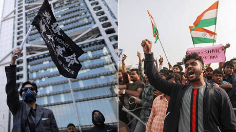 © (L) Reuters / LUCY NICHOLSON; (R) Reuters / FRANCIS MASCARENHAS