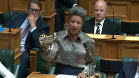 Reef-erendum debate: NZ politician stuns the house by producing 14g ‘weed’ baggie (VIDEO)