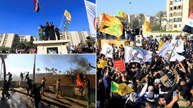 Manifestantes invadem embaixada dos EUA em Bagdá após ataques aéreos americanos no Iraque - relatórios