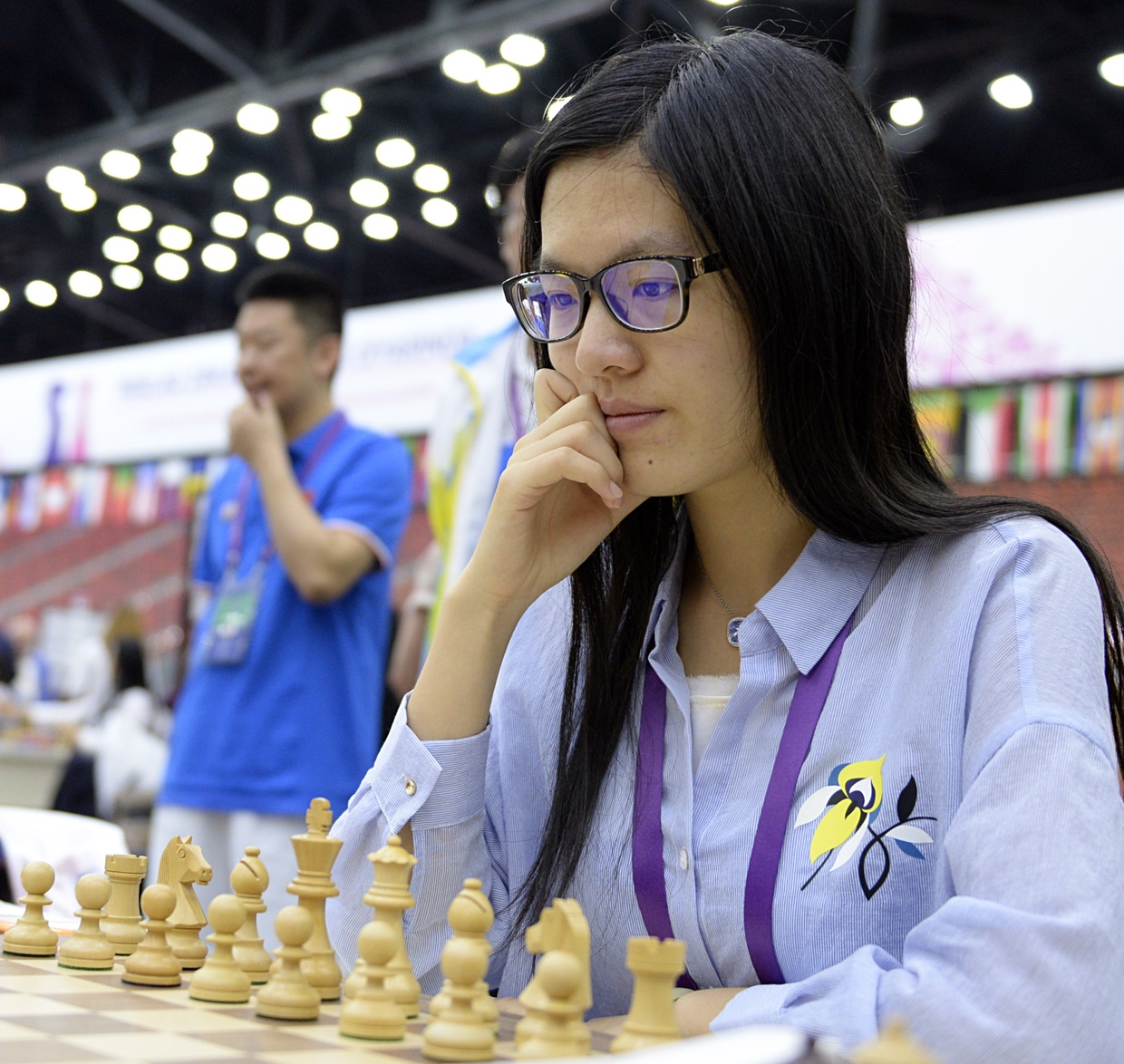 Russian And Chinese Chess Queens Battle For Womens