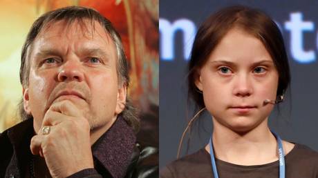 Meat Loaf slams &lsquo;brainwashed&rsquo; Greta Thunberg, says she was &lsquo;forced&rsquo; into climate change belief