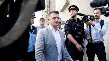 Former EDL boss Tommy Robinson struggles to hold back tears inside Belmarsh prison in TV documentary (VIDEO)