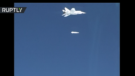 WATCH Russia&rsquo;s hypersonic Kinzhal missile IN ACTION during large-scale drills in the Black Sea (VIDEO)