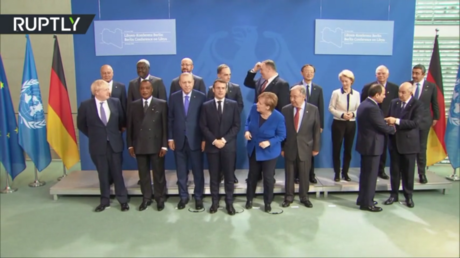 &lsquo;Where&rsquo;s Putin?&rsquo; World leaders can&rsquo;t start Berlin conference photo-op without Russian president (VIDEO)