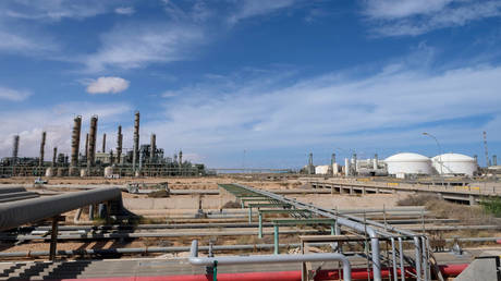 FILE PHOTO: A view shows Ras Lanuf Oil and Gas Processing Company in Ras Lanuf, Libya, on October 19, 2019.