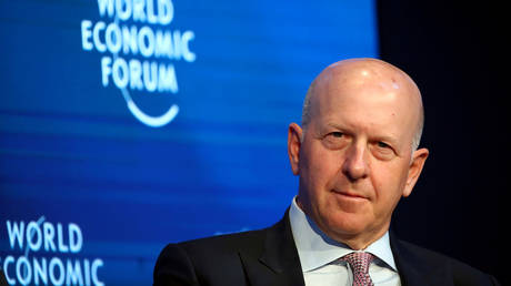 David Solomon attends a session at the 50th World Economic Forum (WEF) annual meeting in Davos, Switzerland © Reuters / Denis Balibouse