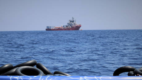 The migrant rescue ship 'Ocean Viking'. © Reuters / Hannah Wallace Bowman / MSF