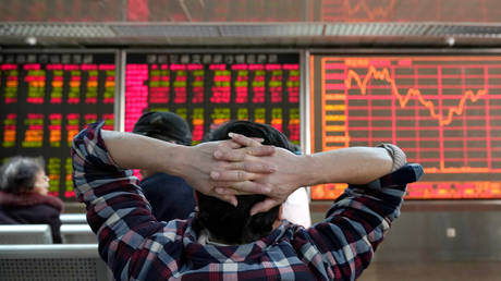 FILE PHOTO: An investor at a brokerage office in Beijing, China © Reuters / Jason Lee