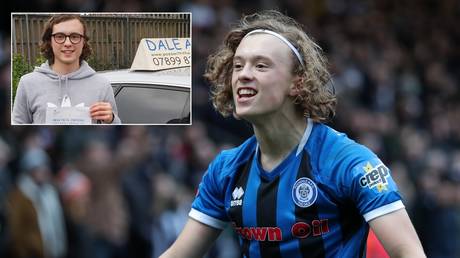 Quick learner! Teenager celebrates passing driving test by signing for Premier League team day after