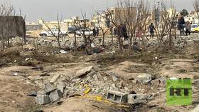 Rare FOOTAGE shows Ukrainian Boeing crash site in Tehran after ‘site bulldozed’ claims (PHOTOS)