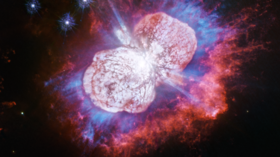 One of the brightest explosions ever seen was actually a giant star EATING its neighbor – study