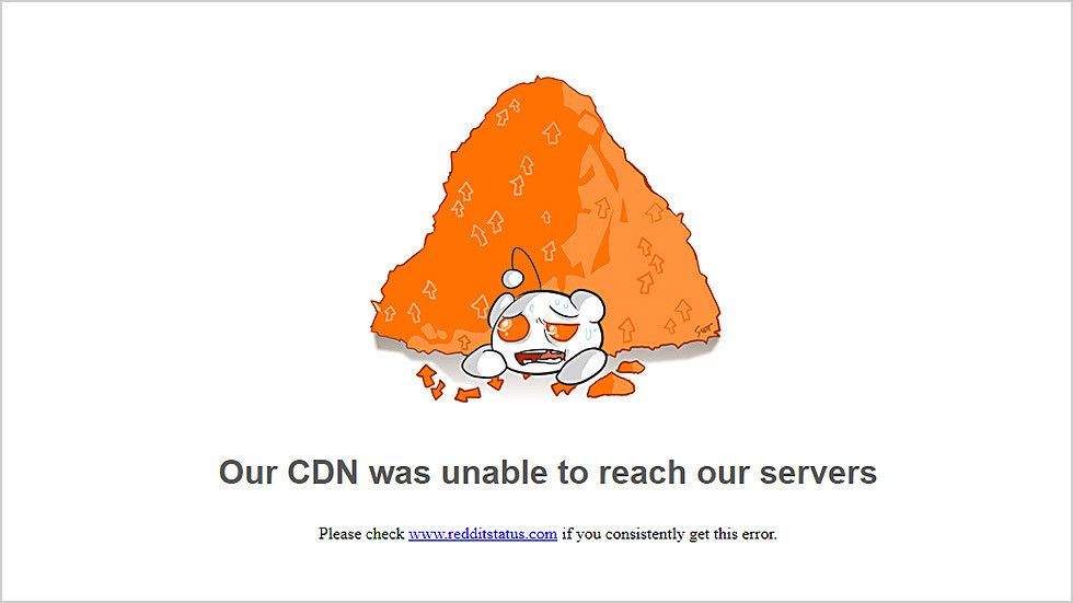 Reddit experiences major outage as 1000s of reports come flooding in from around the world thumbnail