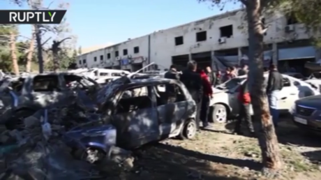 WATCH aftermath of Israeli strikes on Damascus that endangered civilian jet with 172 passengers on board