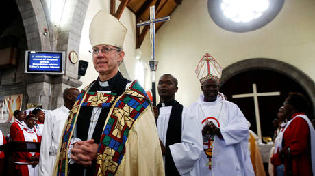 Archbishop of Canterbury Justin Welby at the Anglican Church of Kenya St. Stephen's Cathedral © REUTERS / Thomas Mukoya