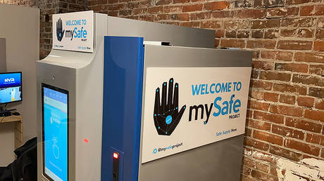 An opioid vending machine
