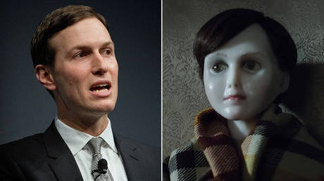 Jared Kushner in Washington DC/Still from 'Brahms: The Boy II' Dir. William Brent Bell (2020) ©  REUTERS/Al Drago/STX Entertainment
