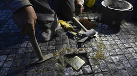 Cobblestones honoring Nazi victims dug up and THROWN AWAY at construction dump in Germany