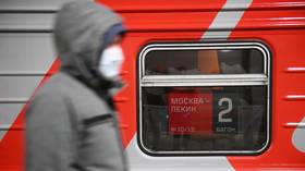 Russia suspends ALL rail passenger service with China over coronavirus outbreak starting Monday