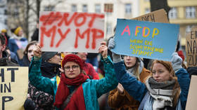 ‘Shame on you’: Protests in Germany after surprise election of Thuringia’s chief with AfD’s support sparks uproar