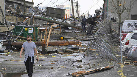 Horrific PHOTOS and VIDEOS show terrifying scale of Nashville tornado destruction