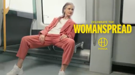 Becoming what they hate? Swedish ad celebrates ‘womanspreading’, years after feminists raged against uncouth male sitting posture