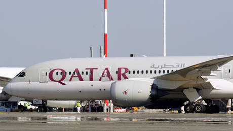 Qatar Airways passenger and cargo planes were involved (FILE PHOTO)